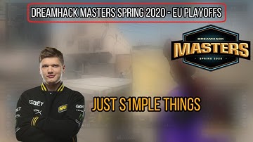 S1MPLE VS G2 (1V3 CLUTCH) - DreamHack Masters Spring 2020 EU Day 1 & 2 Best Moments
