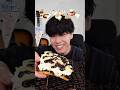 ザックザクチョコワッフルをアレンジ爆食い🧇🍫#モッパン #チョコレート #スイーツ #mukbang #asmr