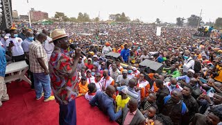 LIVE!! RAILA ODINGA & ATWOLI'S MASSIVE BUKHUNGU 2 DECLARATION RALLY!!