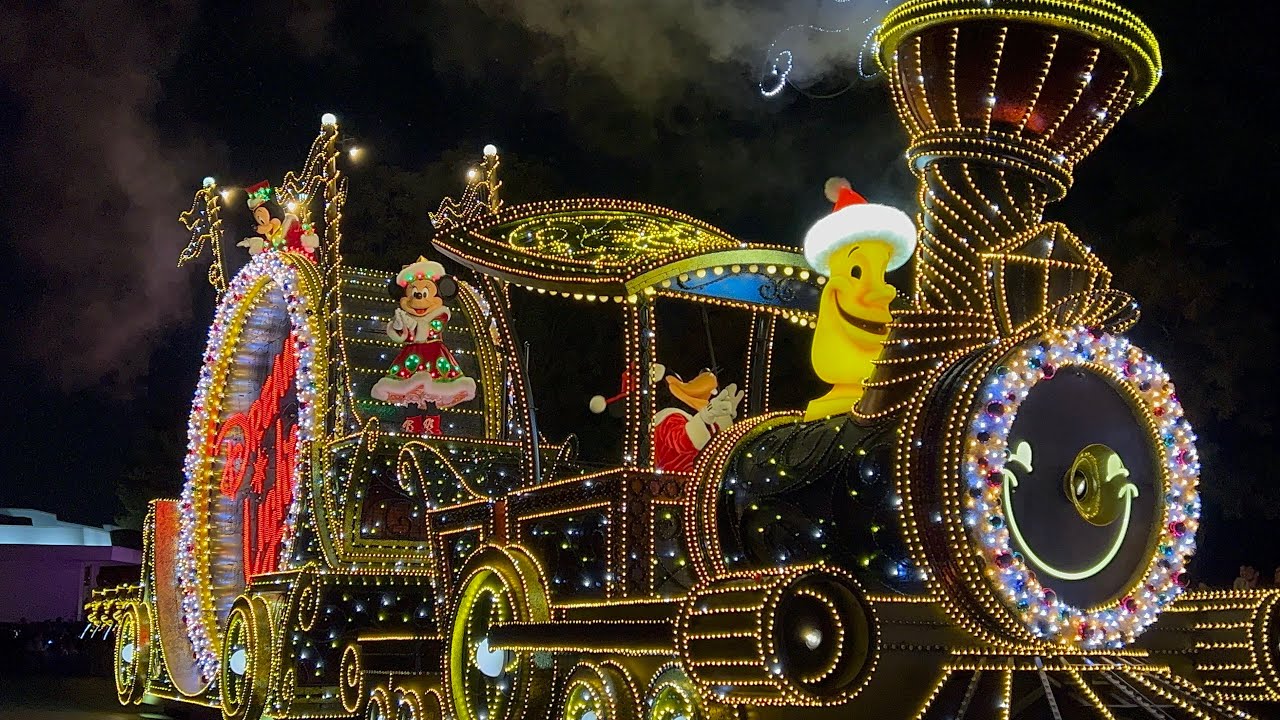【最前】東京ディズニーランド・エレクトリカルパレード・ドリームライツ クリスマスver. 2025/11/19 