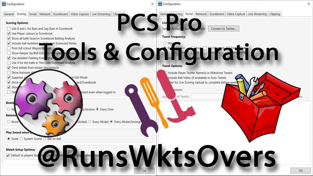 Demo: Play Cricket Scorer Professional - Configuration & Tools