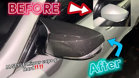 Q50 3.0t Silver Sport Gets New CARBON FIBER MIRROR CAPS‼️‼️