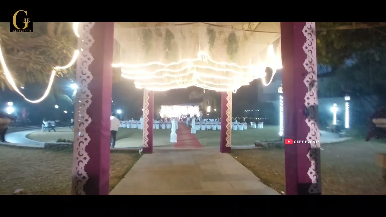 Wedding stage decoration|lawn wedding|nikah ceremony decoration