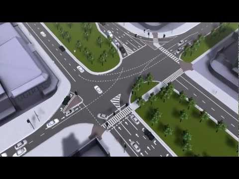 Mycosm traffic flow simulation demo