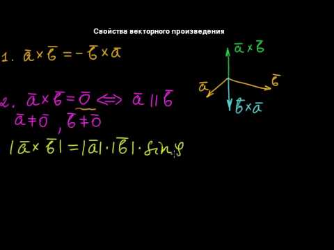 89. Двойное векторное произведение векторов (формулы) - YouTube