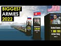Comparison: Largest Armies In The World. Active Military Manpower 2022