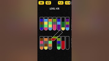 Water Sort Puzzle level 475 solution