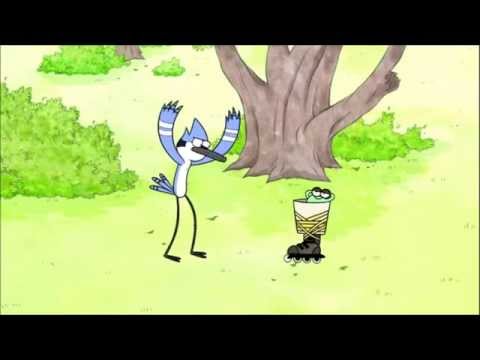Regular Show - Rigby's Body - A trash can and a rollerblade - YouTube