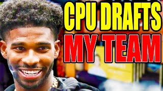Madden Fantasy Draft BUT The CPU Drafts My Team.