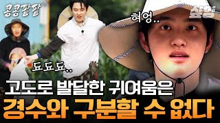 [#콩콩팥팥] 혹시 형들이 경수를 낳았나요..? 도경수 덕질하는 김우빈X김기방 사이에서 혼자 외로운 머글 이광수 ㅋㅋ 이게 바로 막내의 맛😋