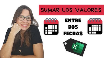 Sumar valores comprendidos entre dos FECHAS en EXCEL.