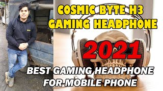 BEST GAMING HEADPHONE FOR MOBILE 2021 | COSMIC BYTE H3 GAMING HEADPHONE REVIEW BY GATECH 360