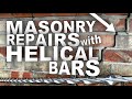 MASONRY REPAIRS WITH HELICAL BARS (Spiral Anchor + AnkerBau mortar) - Cracked Wall fix