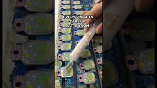 Hand Finishing Custom Enamel Pins ✨ | Detail Color Filling #custompins #enamelpins#pinterest #pins Hand Finishing Custom Enamel Pins ✨ | Detail Color Filling #custompins #enamelpins#pinterest #pins