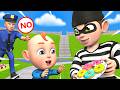 Don’t Take Treats from Strangers | Police Officer | Safety Rules Song 🚫🍭| Nursery Rhymes