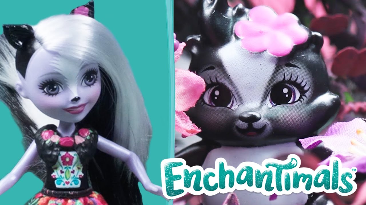 enchantimals sage skunk doll