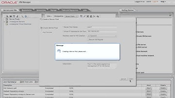 Create first virtual machine in Oracle VM 3.1.1.