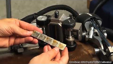 OmniscanMX2 hydroform calibration