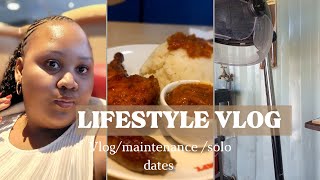 maintenance vlog/ solo dates/South Africa youtuber #solodate #smallyoutuber #virginia