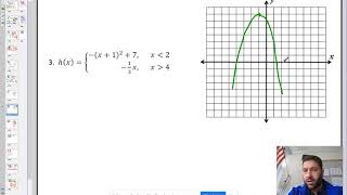 3.3 Piecewise Functions Linear and Quadratic