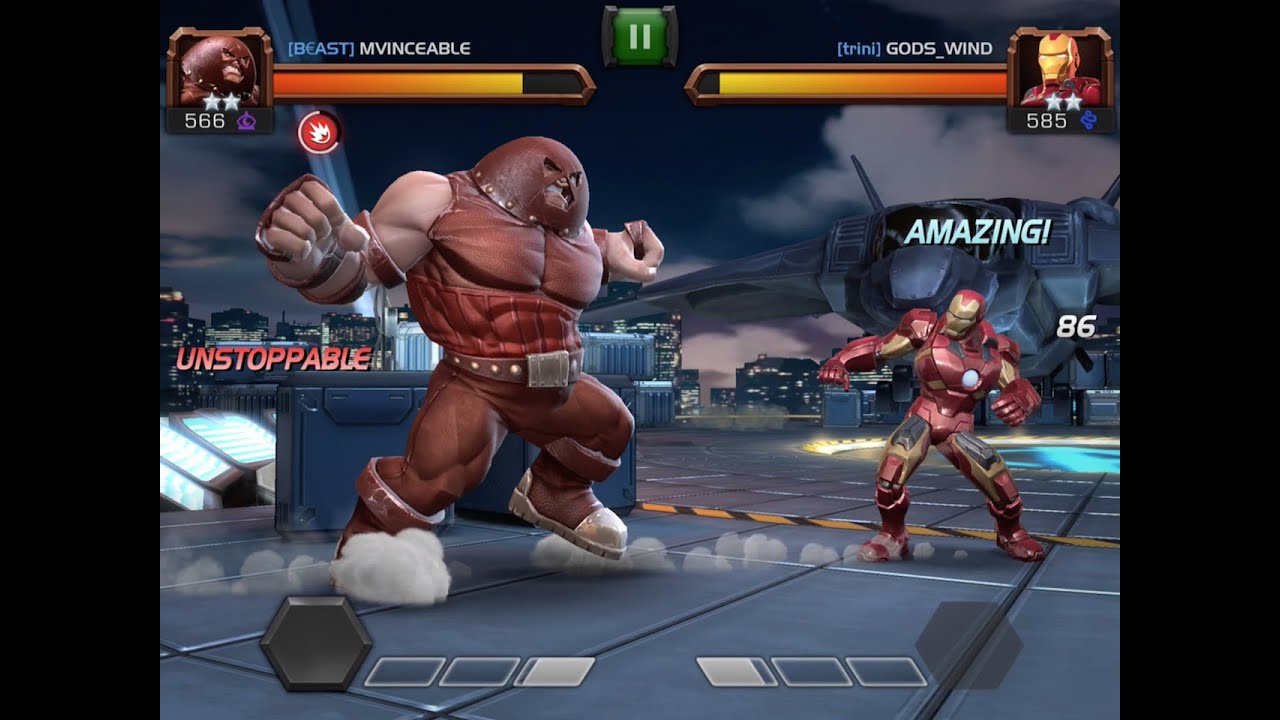 Juggernaut Vs Iron Man Marvel Contest Of Champions