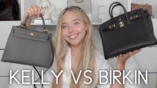 HERMES KELLY SELLIER 25 VS 28 DETAILED REVIEW - WHAT FITS, MOD