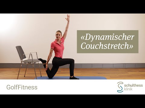 «GolfFitness Übung: Couchstretch» - Schulthess Klinik