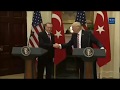 Рукопожатие Дональда Трампа с Президентом Турции Реджеп Тайип Эрдоганом