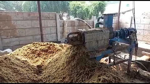 Cow dung dewatering machine fully automatic in kheda 9878072154