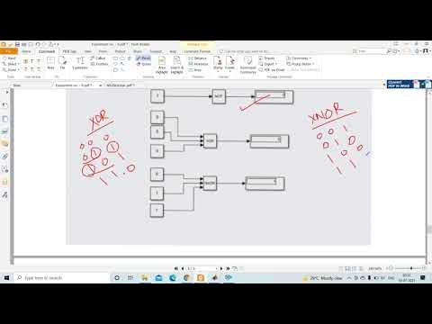 Expt 9 use of logical and relational operator block from simulink lib ...