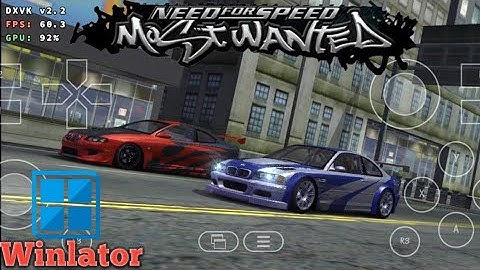 NFS Most Wanted (Windows) on Android Winlator (Development) - Poco X3 Pro