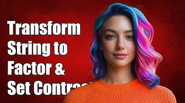 Transform String to Factor and Set Contrasts in R with dplyr and magrittr