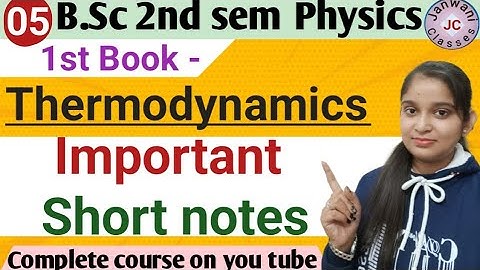 B.Sc 2nd sem || Physics || By Jyoti Chaudhary ✍️✍️