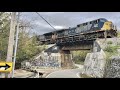 Most Dangerous Highway & Railroad Bridge In Kentucky!  Creek, RR Bridge, Road In Same Spot, CSX