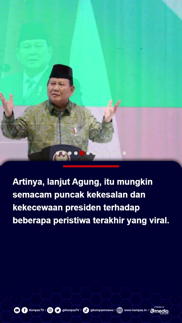 Pengamat: Sikap Keras Prabowo di Harlah NU Puncak Kekesalan soal Elpiji hingga Pagar Laut #prabowo