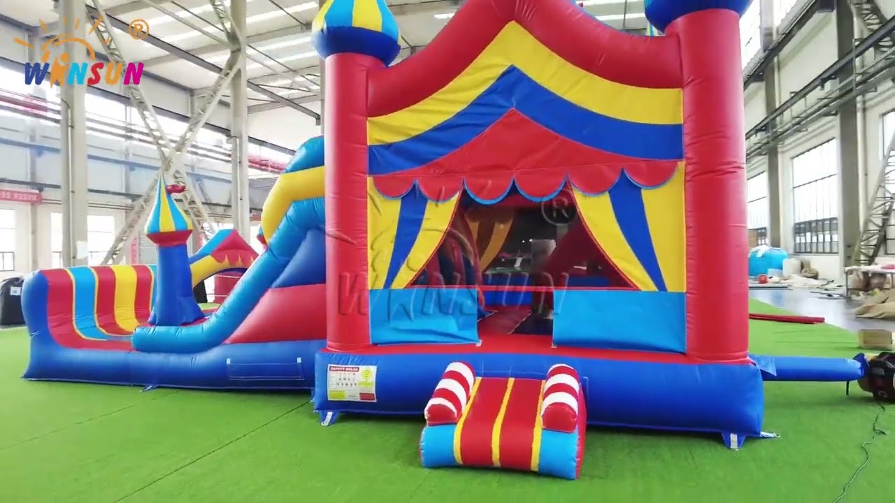 WINSUN inflatables Combo classic bouncer with slide