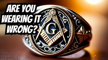 This will CHANGE the way you wear your Masonic Ring FOREVER
