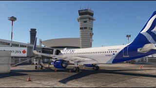 MSFS | Tel Aviv - Athens | A320neo | Aegean Airlines