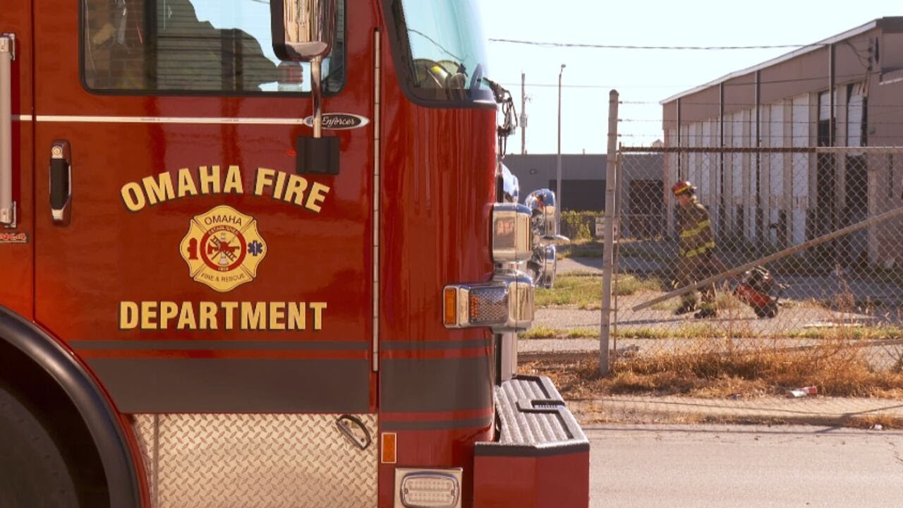 Dog rescued from house fire in Omaha, OFD says - YouTube