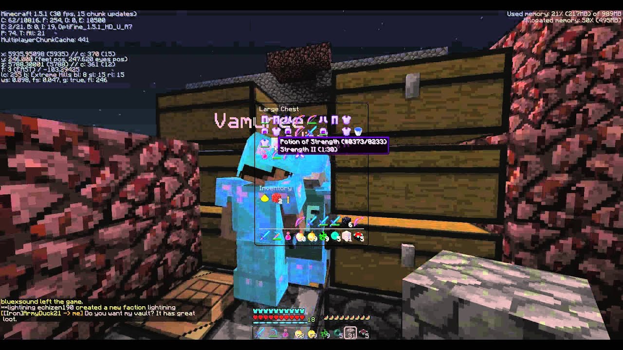 Minecraft Raiding and PvP: Sky Base/Eutom Troll's us... :c