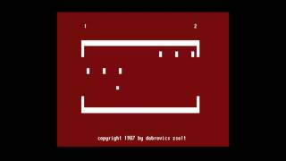 TV tenisz TV tenis z TENNIS SOMETHING LIKE TRIPLE PONG SOCCER 1987 Zsolt Dobrovics hungary zip screenshot 5