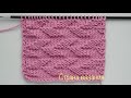 Узоры спицами. Теневой узор «Ромбы». Knitting patterns. Shadow pattern "Rhombuses".