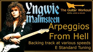 The Guitar Workout - Y.Malmsteen - Arpeggios From Hell (E Standard Tuning)