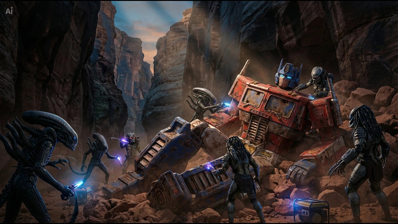 Alien vs Predator Restore Optimus Prime | Canyon Rebuild - YouTube
