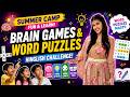 Summer Camp: Brain Games &amp; Word Puzzles 🧠#SummerCamp2026 #WordGames #BrainTeasers #KidsActivities