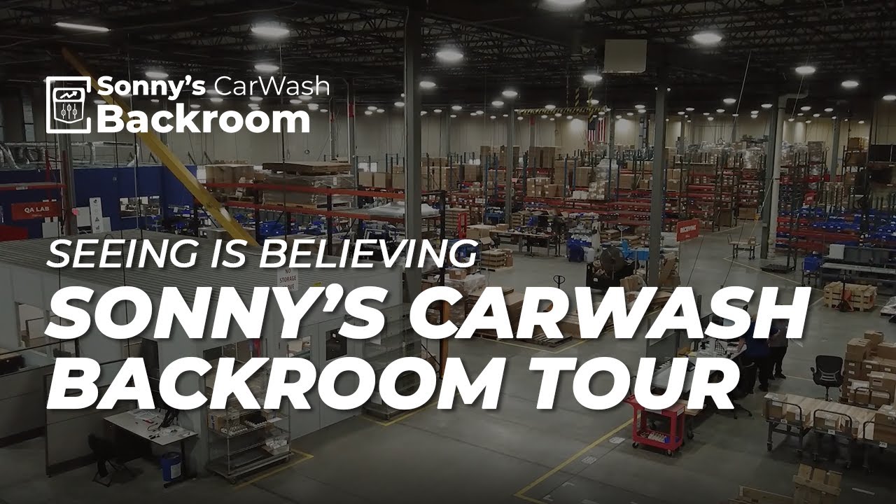 Sonny’s CarWash Backroom Tour Innovative Solutions to Improve