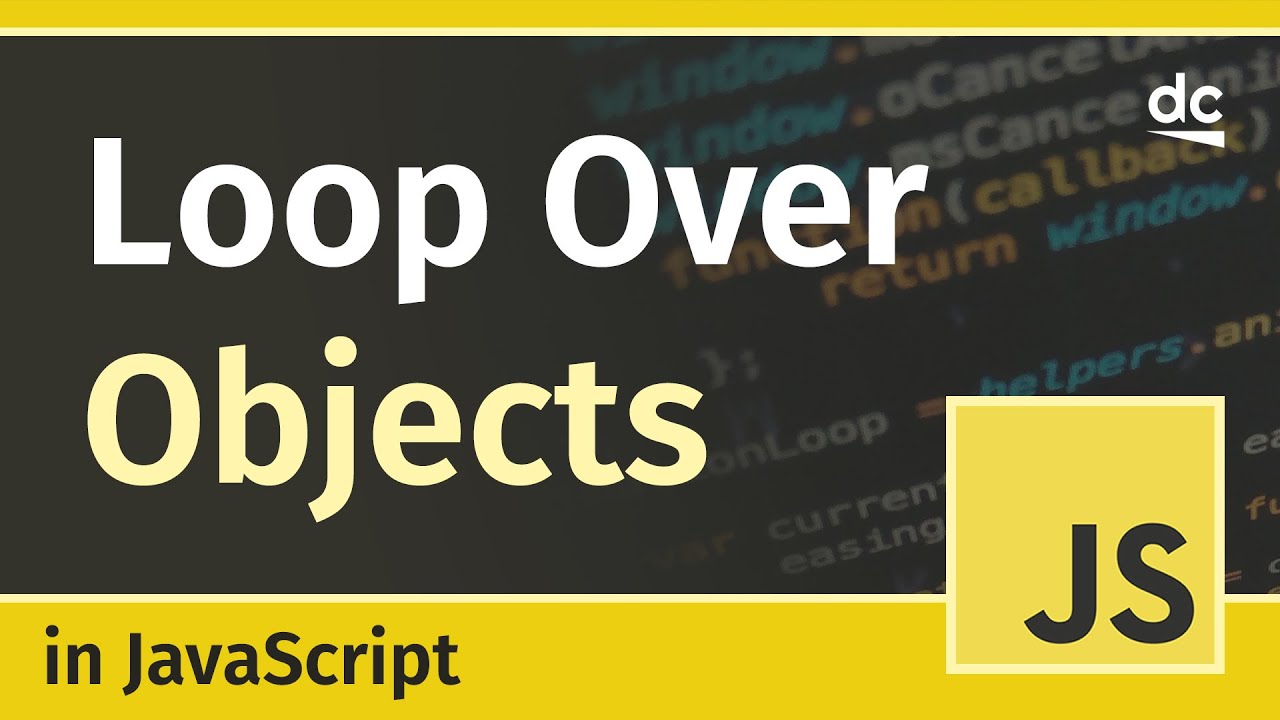 Js Loop Over Object