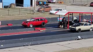 Sonny's second run at thunder Valley 74 Vega wagon