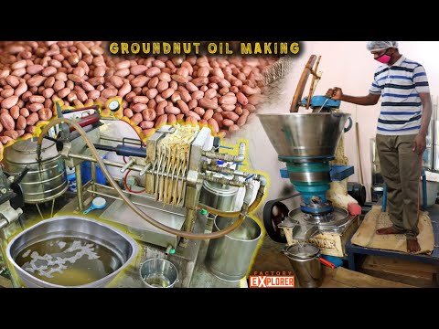 HOW? Groundnut Oil is made? | Cold Pressed Oil | Factory