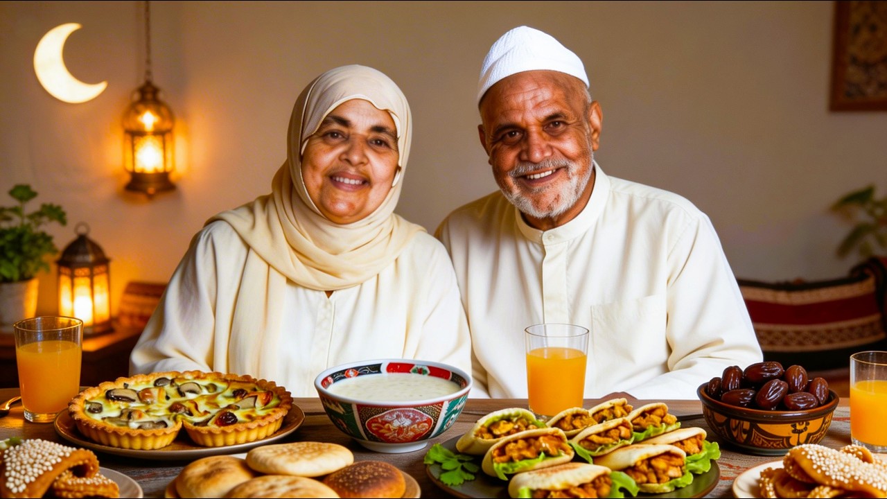 أقوى مائدة إفطار مغربية في رمضان 🇲🇦✨ مع العائلة